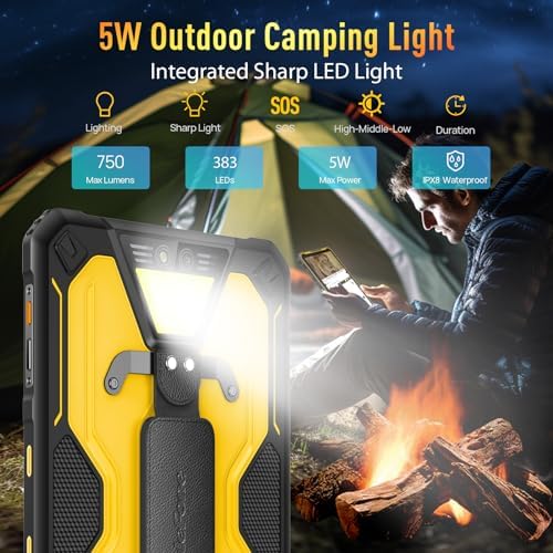 Ulefone Armor Pad 2 Rugged Tablet 4G  18600mAh 33W   11 inch 2K Display  IP68/69K  MTK Helio G99 16GB   256GB Android 13  Dual Speakers  uSmart Expansion Connector  48MP   16MP  WiFi 6/GPS/NFC   Black