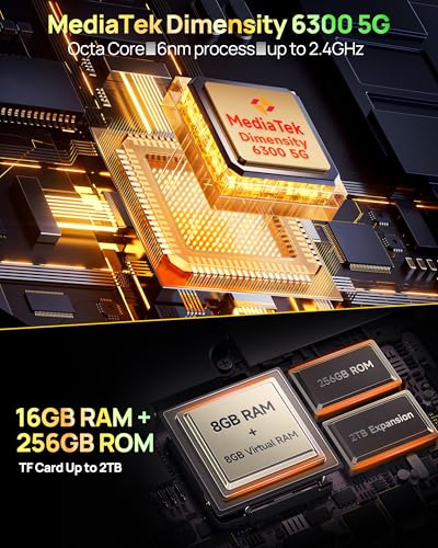 Ulefone Armor X32 Pro 5G Rugged Phone  MTK Dimensity 6300  16 256GB  Android 14  Widevine L1  64MP/25MP Night Vision  Dedicated Glare Flashlight  5G Wifi Hotspot  5 65  90Hz  5500mAh  NFC/GPS   Orange