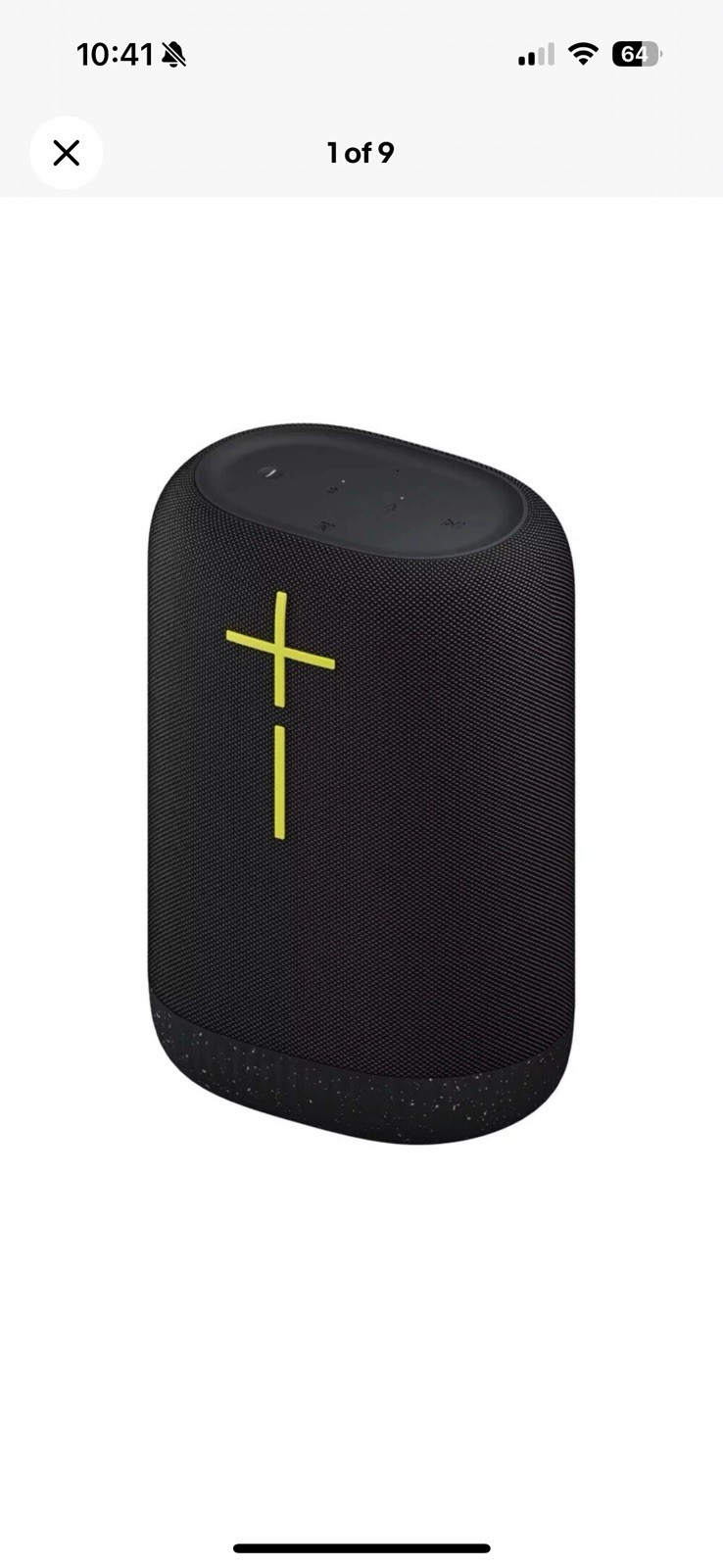 Ultimate Ears EPICBOOM  Portable Wireless Bluetooth Speaker  Charcoal Black NEW