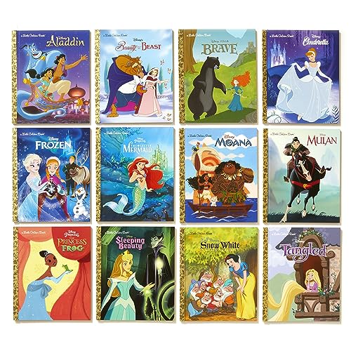 Ultimate Princess Boxed Set of 12 Little Golden Books  Disney Princess