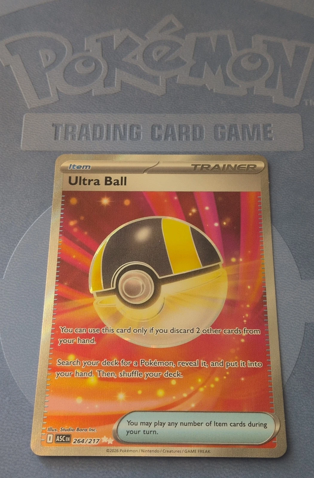 Ultra Ball 264/217 Me  Ascended Heroes Holo