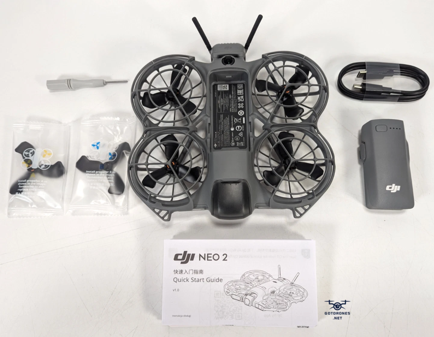 Unbound and Tested Genuine DJI Neo 2 with Battery