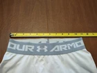Under Armour Cold Gear Compression Athletic Tights Men s Small White Good Pre