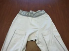 Under Armour Cold Gear Compression Athletic Tights Men s Small White Good Pre