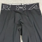 Under Armour Mens HeatGear Compression Tights Black Mesh Training Pants SMALL