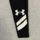 Under Armour Mens HeatGear Compression Tights Black Mesh Training Pants SMALL