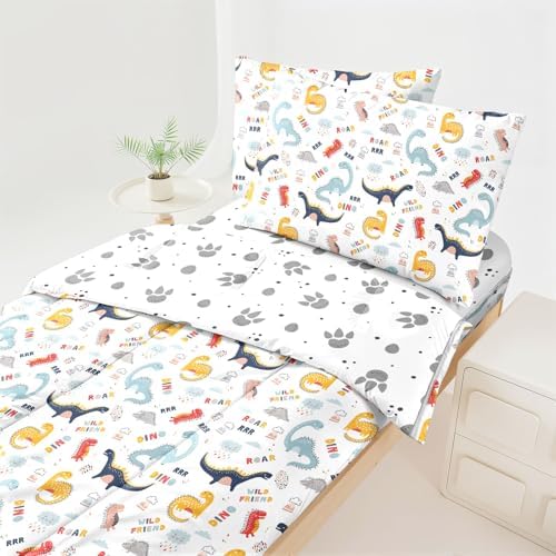 Unicorn Bedding Twin Girls Purple Unicorn Comforter for Girls All in one Zipper Kids Bedding