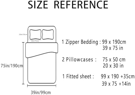 Unicorn Bedding Twin Girls Purple Unicorn Comforter for Girls All in one Zipper Kids Bedding