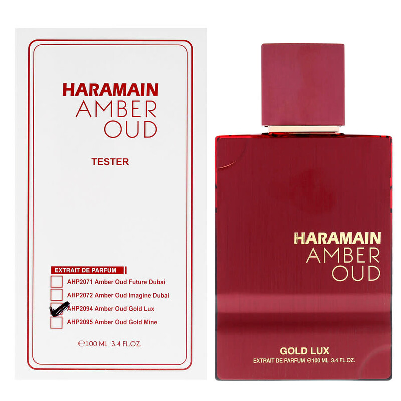 Unisex Amber Oud Gold Lux Extrait de Parfum Spray 3 4 oz  Tester  Fragrances