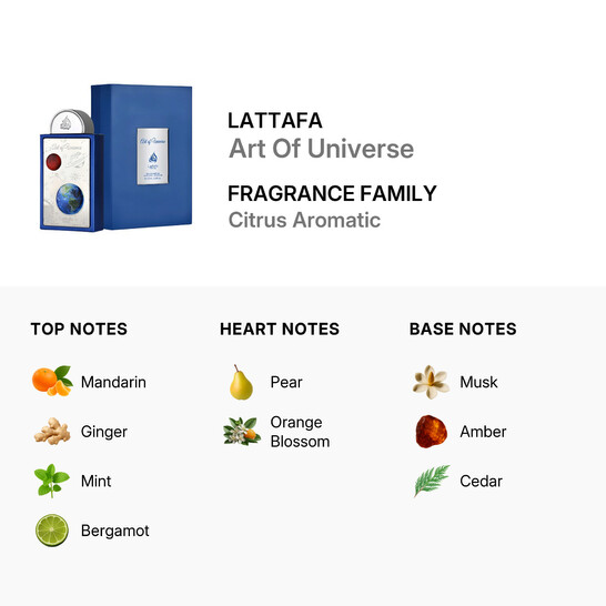 Lattafa Fragancias unisex Art Of Universe EDP Spray 3.4 oz