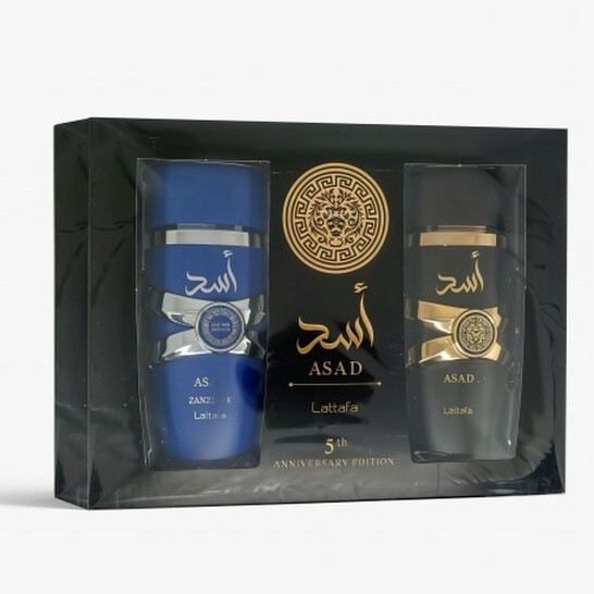 Lattafa Set de regalo unisex Asad con fragancias 6290362346135