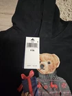 Unisex Polo Ralph Lauren Grade School Novelty Bear Graphic Hoodies Size S 8 
