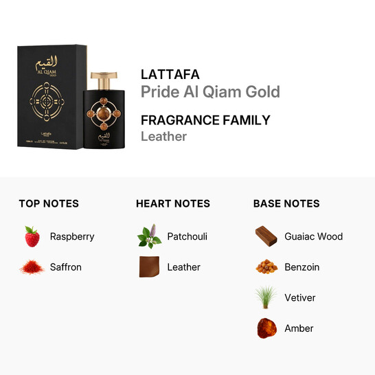 Lattafa Perfume unisex Pride Al Qiam Gold EDP Spray 3.4 oz Fragancias 6291108738214