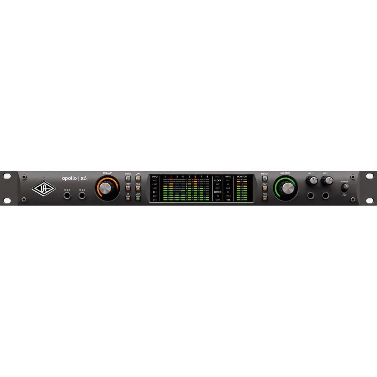 Universal Audio Apollo x6 HE RU Thunderbolt 3 Audio Interface with UAD HEXA Core
