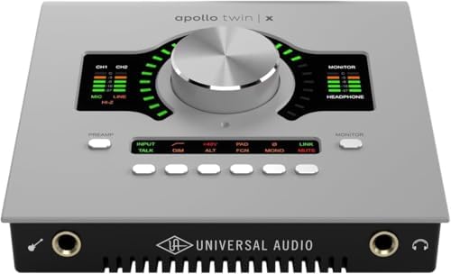 Universal Audio Apollo Twin X Quad Gen 2 Studio Thunderbolt 3 Audio Interface   Sphere LX Modeling Microphone Bundle