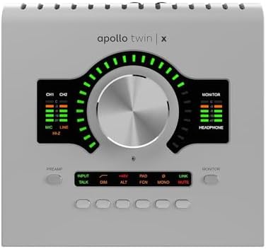 Universal Audio Apollo Twin X QUAD Gen 2 Essentials   Edition Thunderbolt 3 Audio Interface