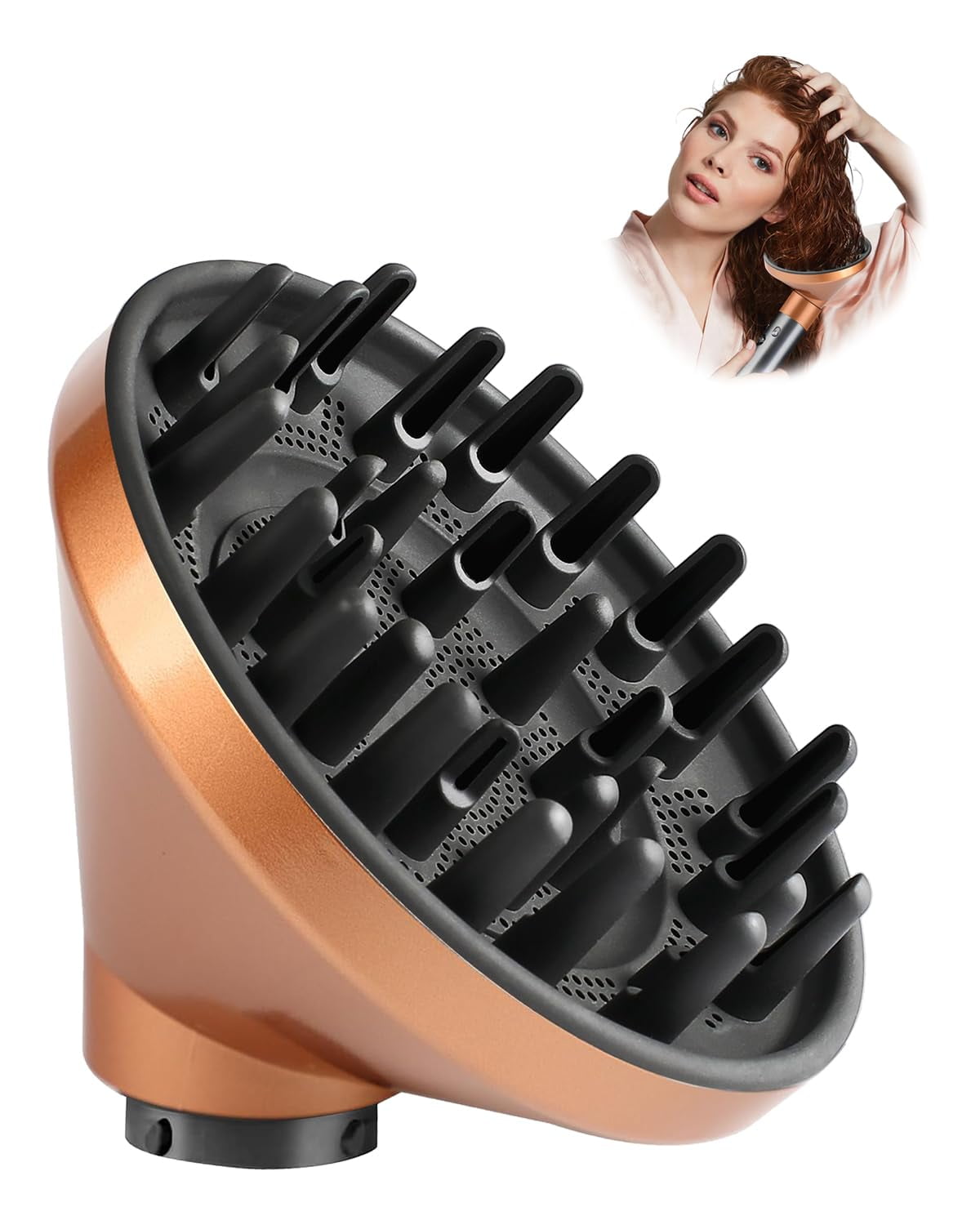 Upgraded Diffuser for Dyson Airwrap Styler  Hair Dryer Diffuser Nozzle Attachment for Dyson for Airwrap HS05 HS03 HS01