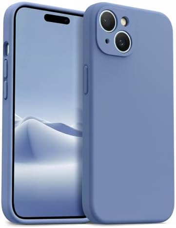 Upgraded Silicone Shockproof Case for iPhone 15   Camera Protection  Compatible with Magsafe  Anti Scratch Microfiber Lining  6 1 inch  Blue