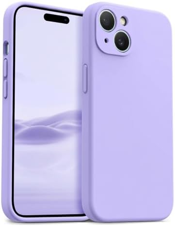 Upgraded Silicone Shockproof Case for iPhone 15   Camera Protection  Compatible with Magsafe  Anti Scratch Microfiber Lining  6 1 inch  Blue