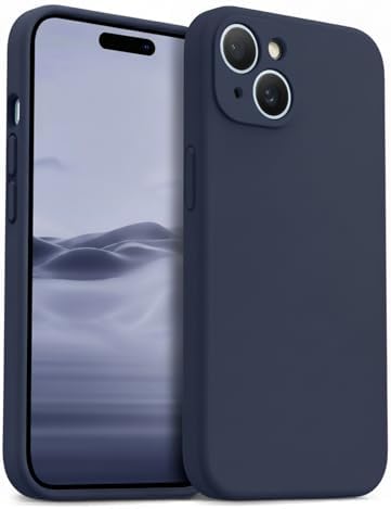 Upgraded Silicone Shockproof Case for iPhone 15   Camera Protection  Compatible with Magsafe  Anti Scratch Microfiber Lining  6 1 inch  Blue