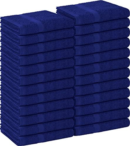 Utopia Towels  Salon Towel  Pack of 12  Not Bleach Proof  16 by 27 Inches  Highly Absorbent Cotton Towels for Hand  Gym  Beauty  Spa  and Home Hair Care  Black