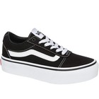 Talla 8 - VANS Ward Black / White Women s Skate Shoes Suede / Canvas Sizes 6 5   8
