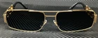 VERSACE VE2257 100287 Gold Dark Grey Men s 60 mm Sunglasses
