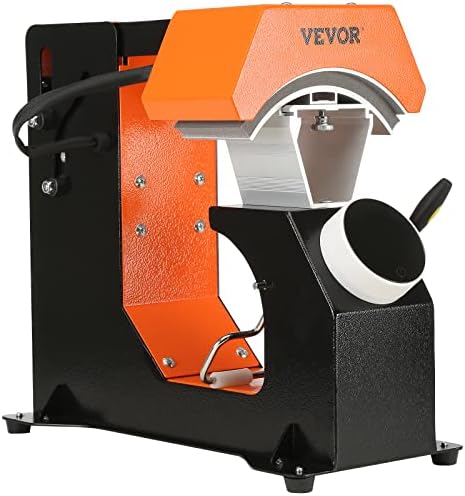 VEVOR Máquina de prensa térmica automática 3 en 1 para gorras - Sin arrugas, liberación automática y botón de presión, panel de control digital estilo perilla, con 3 placas intercambiables (6.6" x 2.7