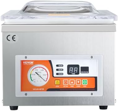 VEVOR Chamber Vacuum Sealer  260W Sealing Power  Vacuum Packing Machine for Wet Foods  Meats  Marinades and More  Compact Size with 10 2 in Sealing Length  Applied in Home Kitchen and Commercial Use
