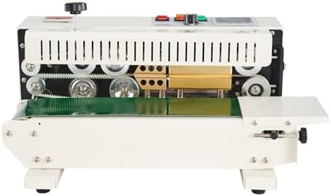 VEVOR Continuous Bag Band Sealing Machine  0 24 0 47 in/6 12 mm Seal Width  Horizontal Band Sealer Machine with Digital Temperature Control Stainless Steel Bag Sealer for 0 02 0 8 mm Plastic Bag Film