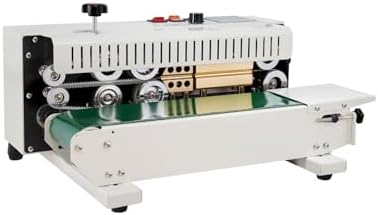 VEVOR Continuous Bag Band Sealing Machine  0 24 0 47 in/6 12 mm Seal Width  Horizontal Band Sealer Machine with Digital Temperature Control Stainless Steel Bag Sealer for 0 02 0 8 mm Plastic Bag Film