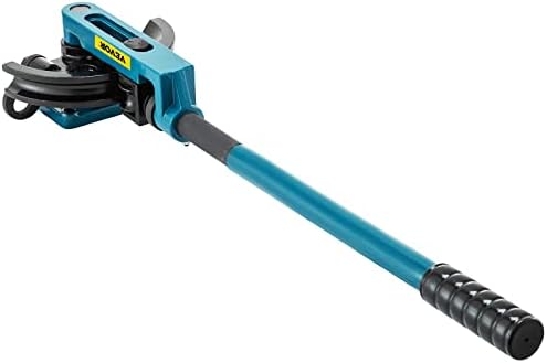 VEVOR Pipe Tube Bender  3/8 to 1 Manual Pipe Tube Bender  with 7 Dies  Heavy Duty Tube Bender Tubing of Steel Metal Copper  for Repair Shops  Blue
