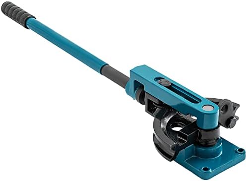 VEVOR Pipe Tube Bender  3/8 to 1 Manual Pipe Tube Bender  with 7 Dies  Heavy Duty Tube Bender Tubing of Steel Metal Copper  for Repair Shops  Blue