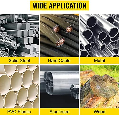 VEVOR Portable Band Saw  110V Removable Alloy Steel Base 5 Inch Cutting Capacity Hand held Variable Speed Portable Bandsaw  10Amp Motor Deep Cut Band saw for Metal Wood