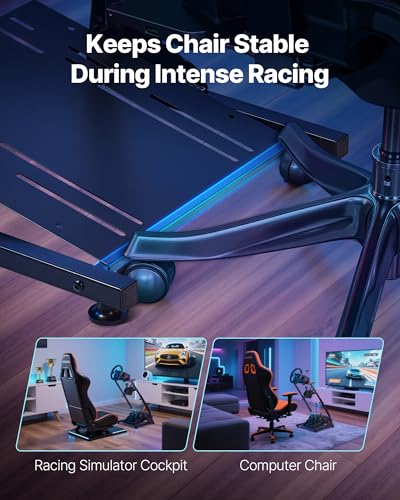 VEVOR Racing Wheel Stand  Adjustable & Foldable Simulator Stand for Logitech G29 G27 G920 G923  Thrustmaster T300RS T300GT T248 TS PC TSXW Gaming Cockpit Pedals Simulator NOT Included