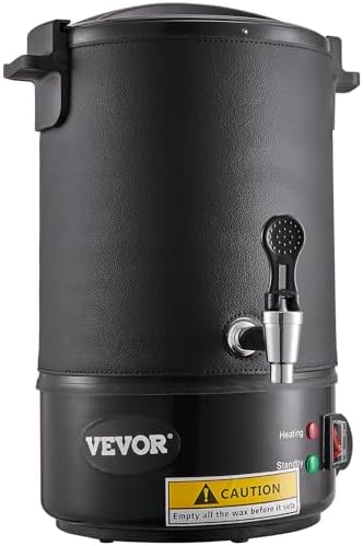 VEVOR Wax Melter for Candle Making  6 5 Liter Large Electric Wax Melting Pot Easy Pour Spout  9 Level Temperature Control  Easy Clean for Candle Soap Cream Beauty Bulk Production Business or Home