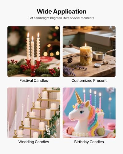 VEVOR Wax Melter for Candle Making  6 5 Liter Large Electric Wax Melting Pot Easy Pour Spout  9 Level Temperature Control  Easy Clean for Candle Soap Cream Beauty Bulk Production Business or Home