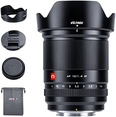 VILTROX 13mm F1 4 XF Lens for Fuji X Mount  Large Aperture f/1 4 APS C Prime Lens for Fujifilm Camera X A5 X A7 X E1 X E2S X H1 X M1 X PRO2 X PRO3 X T1 X T10 X T30II X T100 X S10 X H2S X T5