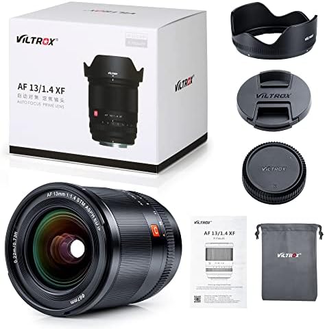 VILTROX 13mm F1 4 XF Lens for Fuji X Mount  Large Aperture f/1 4 APS C Prime Lens for Fujifilm Camera X A5 X A7 X E1 X E2S X H1 X M1 X PRO2 X PRO3 X T1 X T10 X T30II X T100 X S10 X H2S X T5