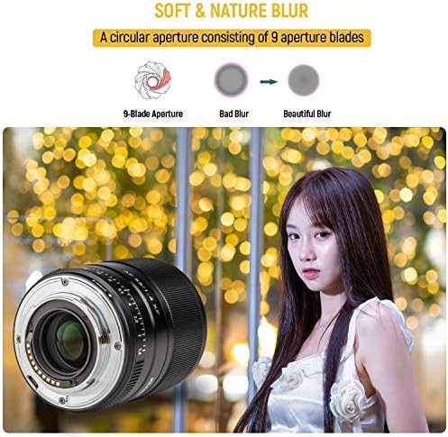 VILTROX 13mm F1 4 XF Lens for Fuji X Mount  Large Aperture f/1 4 APS C Prime Lens for Fujifilm Camera X A5 X A7 X E1 X E2S X H1 X M1 X PRO2 X PRO3 X T1 X T10 X T30II X T100 X S10 X H2S X T5