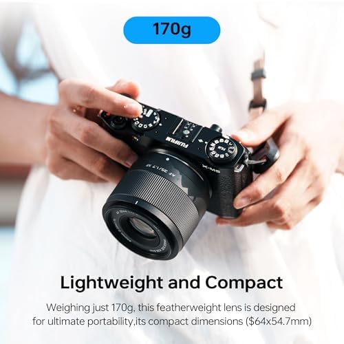 VILTROX 13mm F1 4 XF Lens for Fuji X Mount  Large Aperture f/1 4 APS C Prime Lens for Fujifilm Camera X A5 X A7 X E1 X E2S X H1 X M1 X PRO2 X PRO3 X T1 X T10 X T30II X T100 X S10 X H2S X T5
