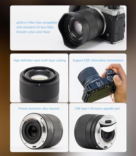 VILTROX 13mm F1 4 XF Lens for Fuji X Mount  Large Aperture f/1 4 APS C Prime Lens for Fujifilm Camera X A5 X A7 X E1 X E2S X H1 X M1 X PRO2 X PRO3 X T1 X T10 X T30II X T100 X S10 X H2S X T5