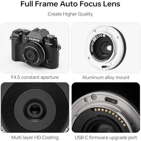 VILTROX 13mm F1 4 XF Lens for Fuji X Mount  Large Aperture f/1 4 APS C Prime Lens for Fujifilm Camera X A5 X A7 X E1 X E2S X H1 X M1 X PRO2 X PRO3 X T1 X T10 X T30II X T100 X S10 X H2S X T5