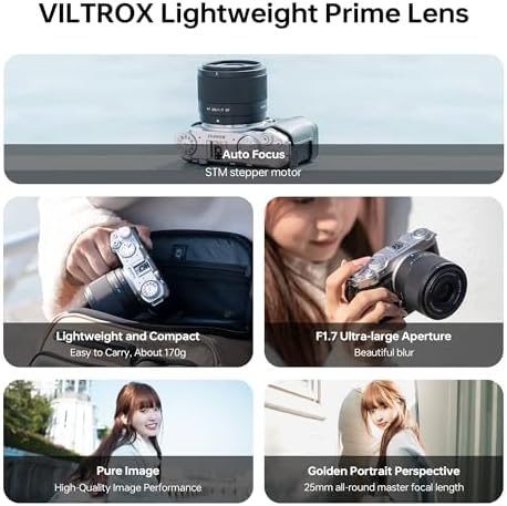 VILTROX 13mm F1 4 XF Lens for Fuji X Mount  Large Aperture f/1 4 APS C Prime Lens for Fujifilm Camera X A5 X A7 X E1 X E2S X H1 X M1 X PRO2 X PRO3 X T1 X T10 X T30II X T100 X S10 X H2S X T5
