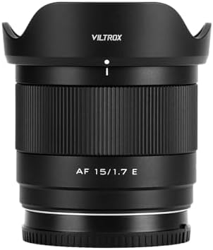 VILTROX 15mm F1 7 E  AF 15mm F1 7 E Mount Lens for Sony E  APS C Prime Lens for Sony a6400 a6500 a6600 ZV E10 FX30 A6700 ZV E10II a7  a7R  a7  a7R
