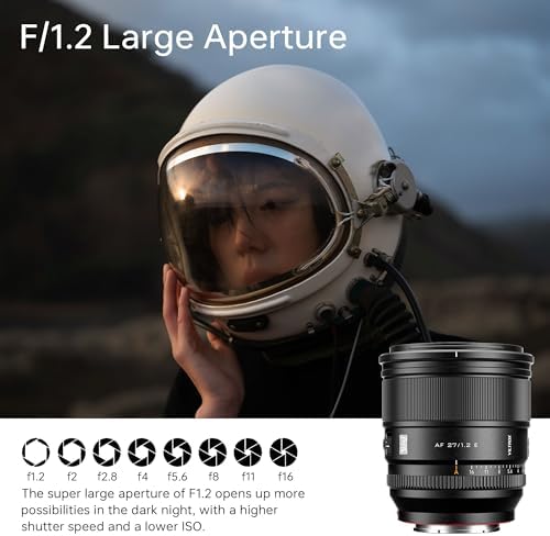 VILTROX 27mm F1 2 Pro E Mount Lens  27mm f/1 2 Autofocus Large Aperture APS C Prime Lens Compatible with Sony E Mount Mirrorless a7 a6700 a6500