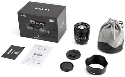 VILTROX 27mm F1 2 Pro E Mount Lens  27mm f/1 2 Autofocus Large Aperture APS C Prime Lens Compatible with Sony E Mount Mirrorless a7 a6700 a6500