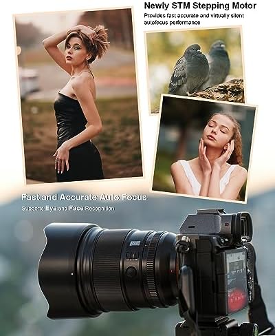 VILTROX 27mm F1 2 Pro E Mount Lens  27mm f/1 2 Autofocus Large Aperture APS C Prime Lens Compatible with Sony E Mount Mirrorless a7 a6700 a6500