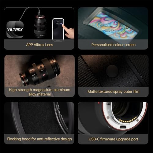 VILTROX 27mm F1 2 Pro E Mount Lens  27mm f/1 2 Autofocus Large Aperture APS C Prime Lens Compatible with Sony E Mount Mirrorless a7 a6700 a6500