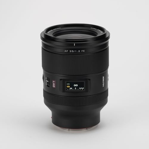 VILTROX 35mm F1 2 LAB FE Full Frame Lens for Sony E  AF 35mm f/1 2 FE Auto Focus Prime Lens for Sony E Mount A7SIII A7III A7RIII A7IV A7RIV A9 A1 FX3 A7RV ZVE1 A7CR A7CII A93 ZV E10 FX30